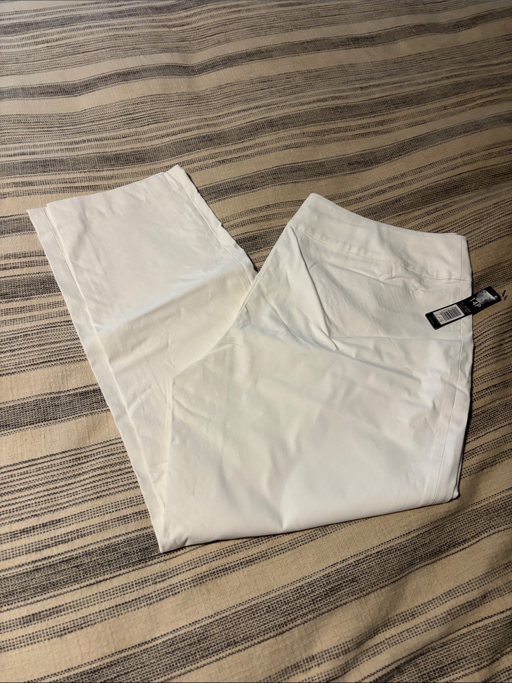 Nic+Zoe Womenâs White Stretch Pants